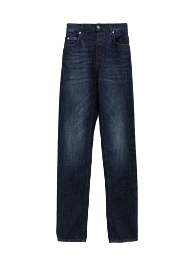 Loewe Straight Leg Jeans In Blue