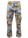 Les Benjamins Graphic-print Utility Trousers In Multicolor