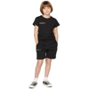 PANGAIA KIDS BLACK ORGANIC COTTON 365 T-SHIRT