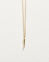 Demi Fine Italian Horn Pendant In Gold
