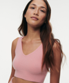 Naadam Cashmere Cropped Tank Top In Bubblegum Pink