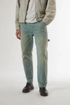 Bdg Straight Fit Faded Double Knee Work Pant In Green