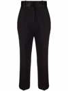 KHAITE STRAIGHT CROPPED TROUSERS