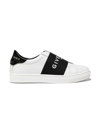 GIVENCHY LOGO-TAPE LOW-TOP SNEAKERS