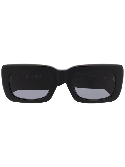 Attico Marfa Rectangular Sunglasses In Black