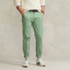 Ralph Lauren Stretch Straight Fit Washed Chino Pant In Outback Green
