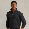 Polo Ralph Lauren Classic Fit Soft Cotton Polo Shirt In Black Marl Heather
