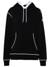 MONCLER MONCLER GRENOBLE LOGO PATCH HOODIE