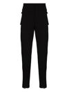 GIVENCHY GIVENCHY MEN'S BLACK VISCOSE PANTS,BM50YM30RT001 46