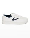 Tretorn A-nyliteca Canvas Retro Tennis Sneakers In Whtnv