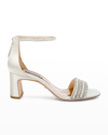 Badgley Mischka Kameryn Ankle Strap Sandal In Ivory