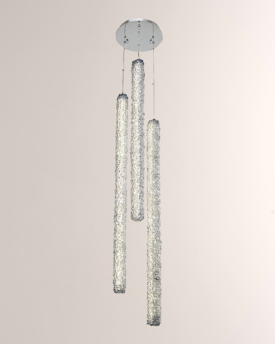 Allegri Crystal By Kalco Lighting Lina 3-column Led Foyer Light