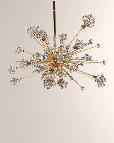 Allegri Crystal By Kalco Lighting Constellation 47" 30-light Oval Pendant