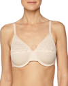 Wacoal Visual Effects Minimizer Lace Bra In Woodrose