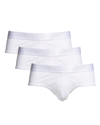 2(x)ist Men's 3-pack Pima Cotton Contour Pouch Briefs In 3 Pack White