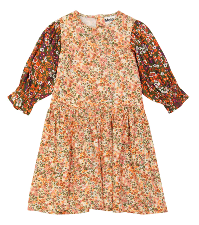 Molo Kids' Cortny Floral Dress In Red