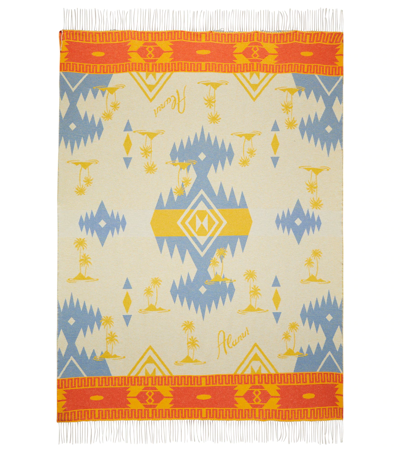 Alanui Cotton-blend Beach Towel In Golden Yel