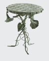 Mackenzie-childs Morning Glory Accent Table