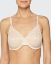 Wacoal Visual Effects Minimizer Lace Bra In Sand