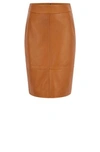 Hugo Boss Dark Orange Women's Skirts Size 2 In Dark Orange