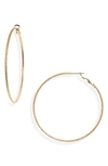 Nordstrom Thin Hoop Earrings In Gold