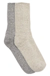 Hue Tweed Ribbed Boot Socks In Chinos Pack
