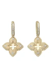 Roberto Coin Venetian Princess Diamond Drop Earrings In Yellow Gold