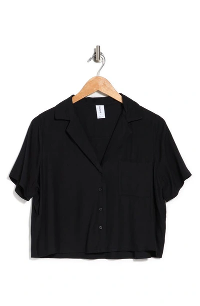 Abound Sustainable Camp Shirt In Black