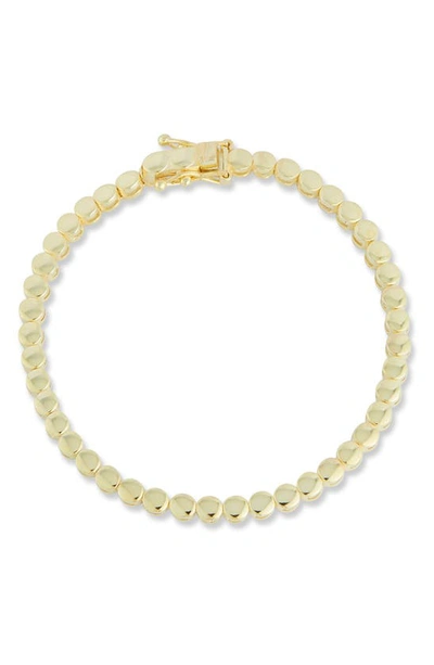 Glaze Jewelry Gold Vermeil Tennis Bracelet In Yellow Gold