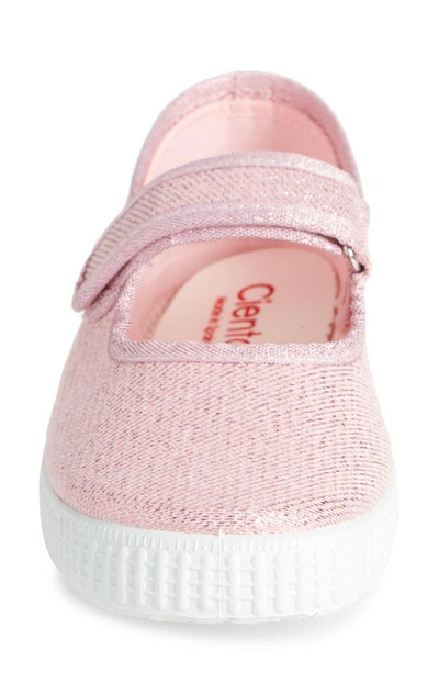 Shop Cienta Mary Jane Sneaker In Rainbow Metallic
