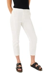7 For All Mankind Slim Denim Joggers In Clean White