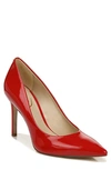 Sam Edelman Women's Hazel Pointed Toe High Heel Pumps In Red Leather