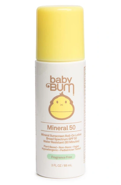 Sun Bum Mineral Sunscreen Roll-on Lotion Spf 50