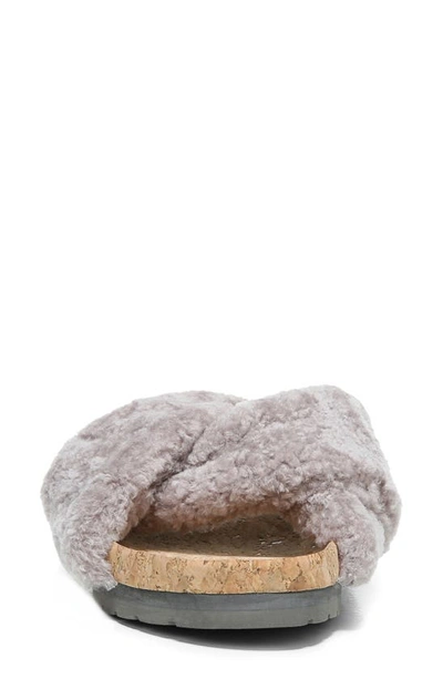 Vince Goran Genuine Shearling Slipper In Marble
