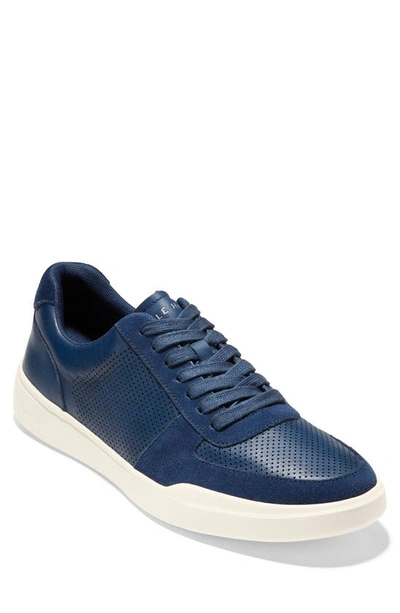 Cole Haan Men's Grand Crosscourt Modern Midcut Sneaker Shoes Men's Shoes In Moonlit Ocean/insignia Blue/bright Cobal