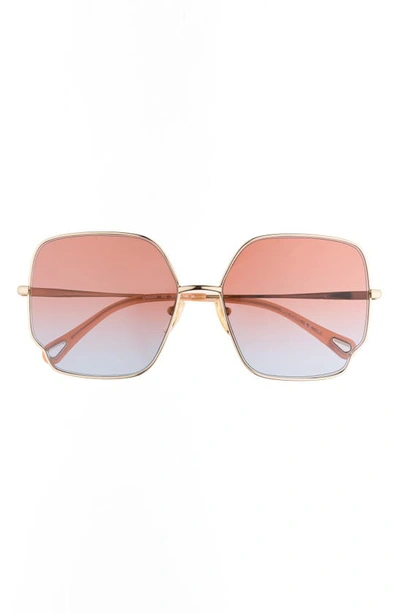 Chloé Woman Sunglass Ch0143s In Orange