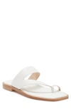 Stuart Weitzman Lyla Slide Sandal In White