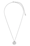 Sterling Forever 14k Gold Vermeil Mom, My Best Friend Pendant Necklace In Silver