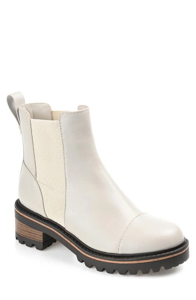 Journee Collection Journee Colleciton Mirette Lug Sole Chelsea Boot In Grey