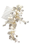 BRIDES AND HAIRPINS CATHERINE JEWELED HAIR COMB