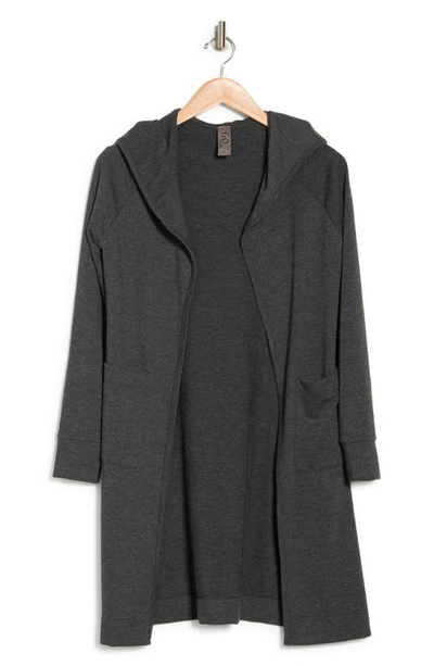 Go Couture Wrap Front Cardigan In Ultimate Gray