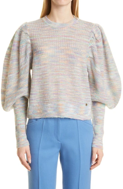 Ted Baker Valma Puffed-sleeve Knitted Jumper In Mint