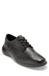Cole Haan Original Grand Wingtip Derby In Black/ Black