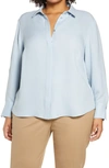 LAFAYETTE 148 SCOTTIE SILK BLOUSE