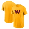 Nike Gold Washington Commanders Essential Legend T-shirt In Gold