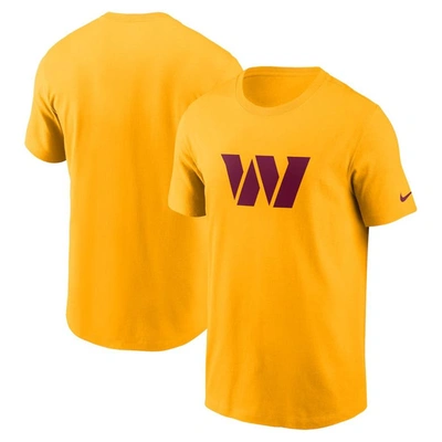 Nike Men's Dri-fit Logo Legend (nfl Washington Commanders) T-shirt In Gold