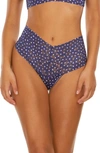 HANKY PANKY PRINT RETRO LACE THONG