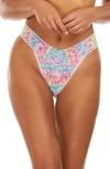 Hanky Panky Women's Bohemian Stripe Original Rise Thong