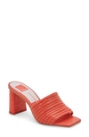 Dolce Vita Women's Priana Slip On High Heel Sandals In Persimmon Stella