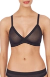 DKNY SHEER STRIPE TRIANGLE BRALETTE